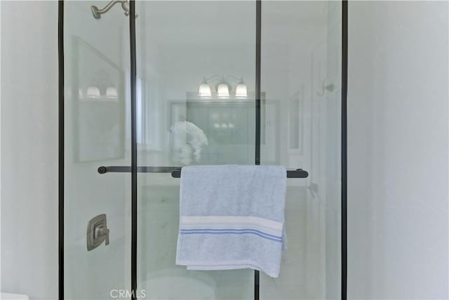 full bathroom with walk in shower