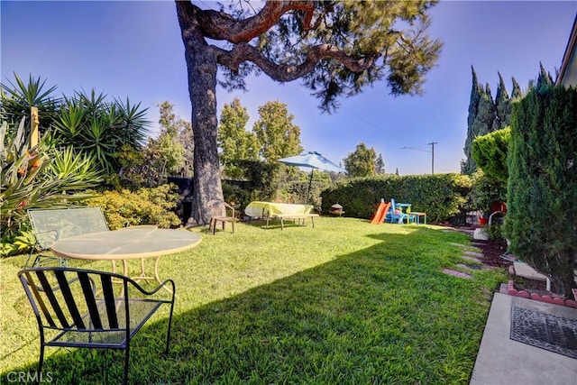 view of yard