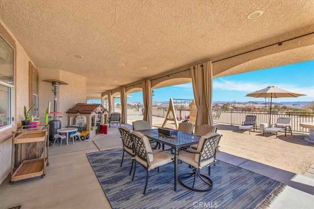 view of patio / terrace with outdoor dining area