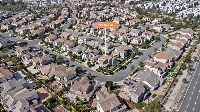 drone / aerial view featuring a residential view