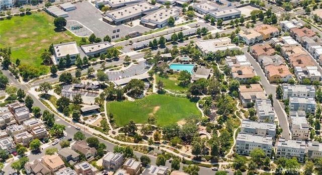 bird's eye view featuring a residential view