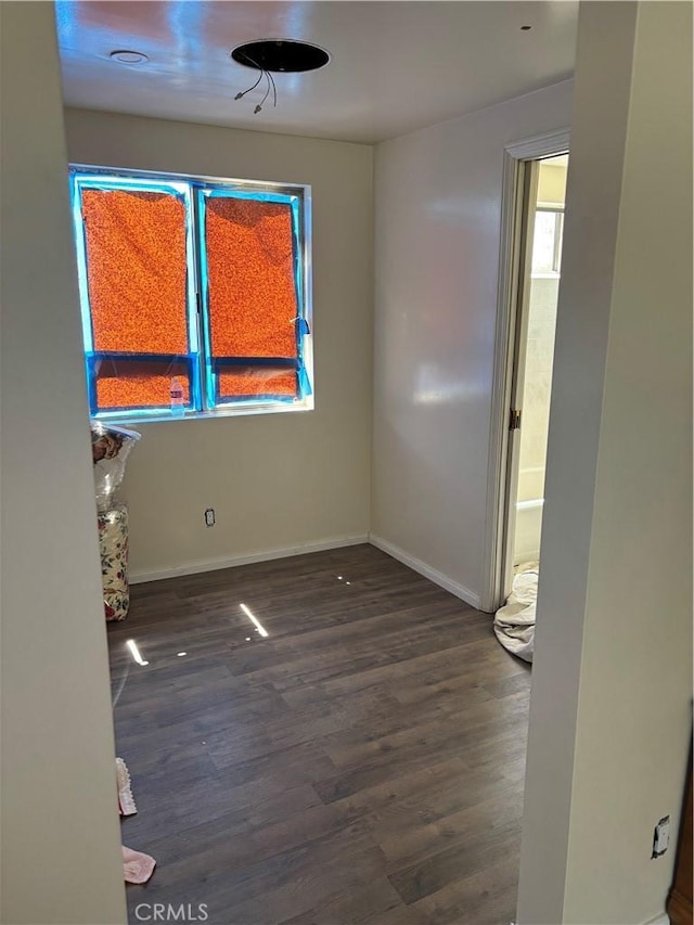 667 Canyon Crest Dr, Sierra Madre, CA 91024 - unfurnished room featuring wood finished floors and baseboards