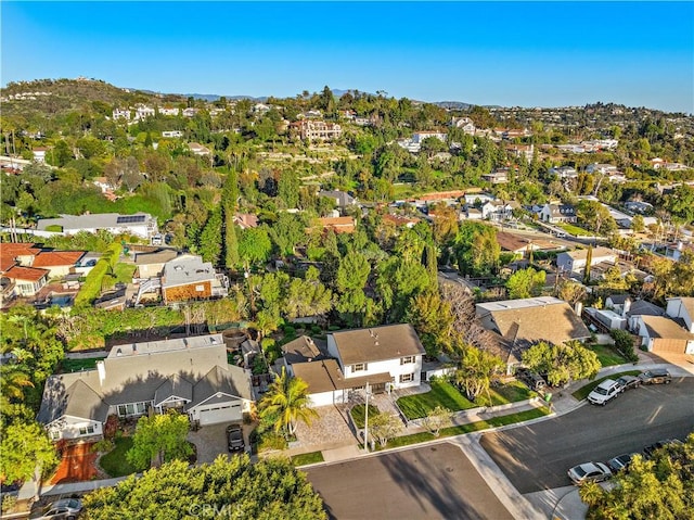 drone / aerial view featuring a residential view