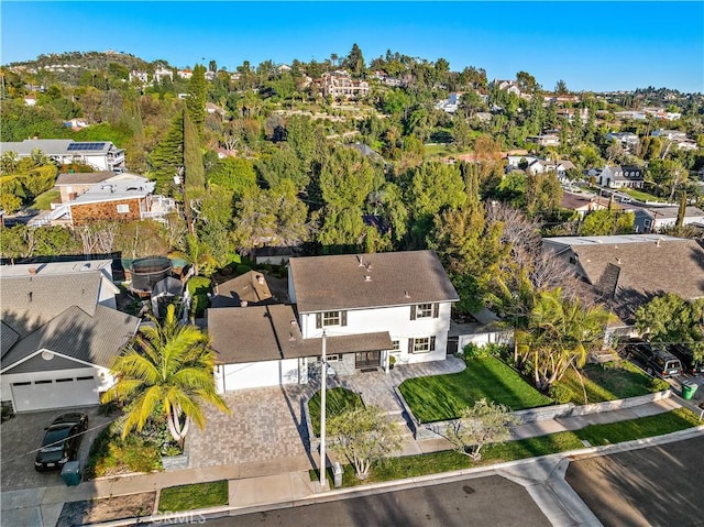 bird's eye view featuring a residential view