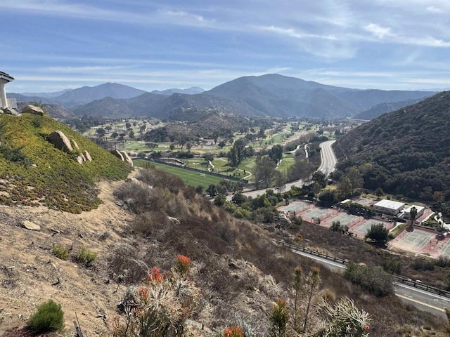 view of mountain feature