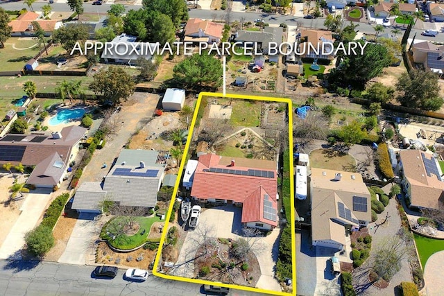 16233 Oakley Rd, Ramona, CA 92065 - aerial view featuring a residential view