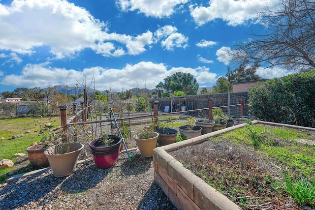 16233 Oakley Rd, Ramona, CA 92065 - view of yard with fence and a vegetable garden
