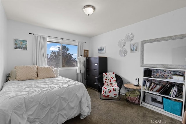 bedroom featuring carpet flooring