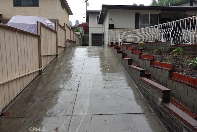 view of street with driveway