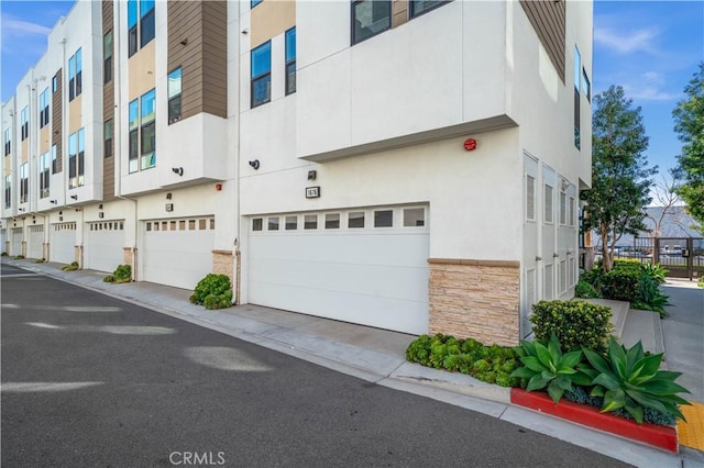 view of property with an attached garage