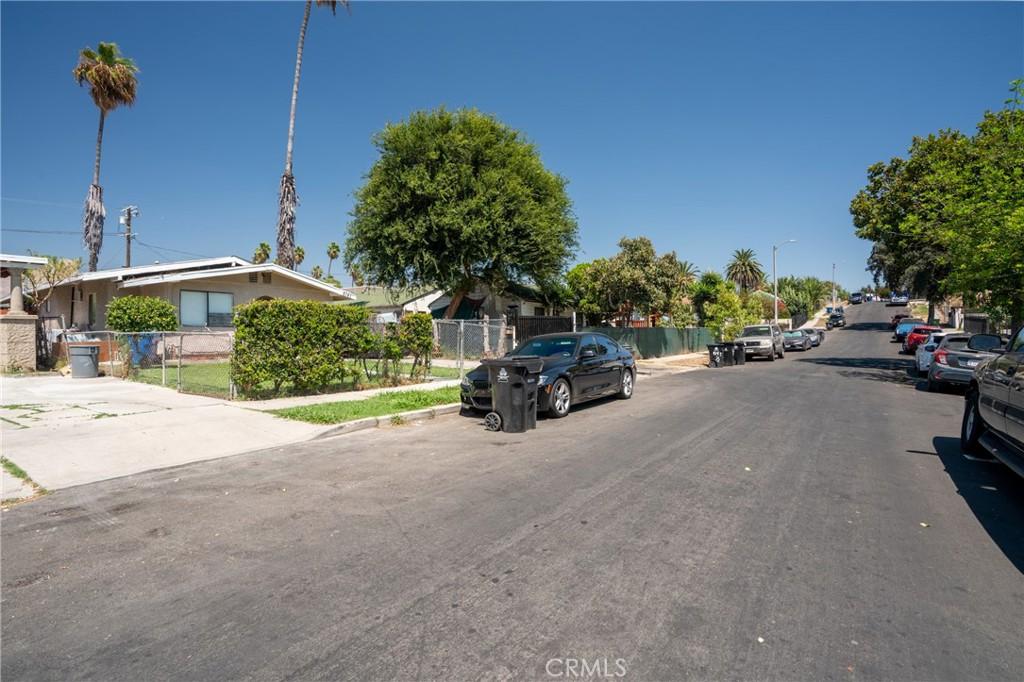 view of road with sidewalks