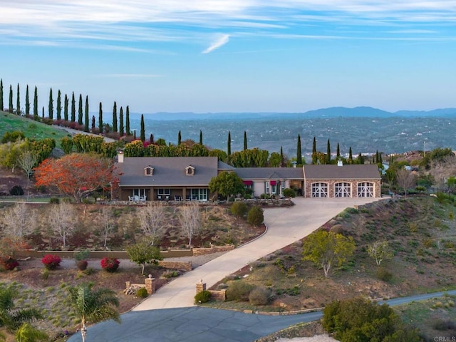 view of home's community with a mountain view