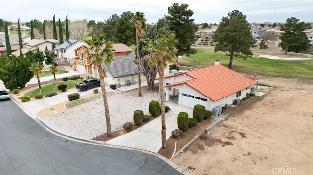 birds eye view of property featuring a residential view