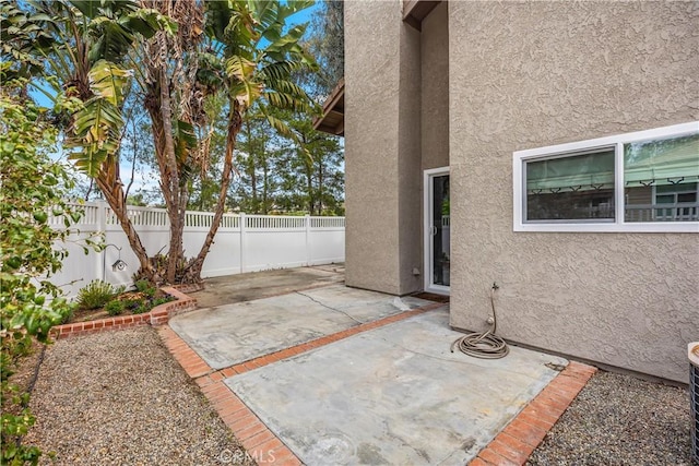 view of patio / terrace with a fenced backyard