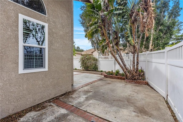 view of patio / terrace with a fenced backyard