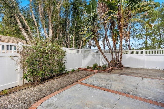 view of patio / terrace with a fenced backyard