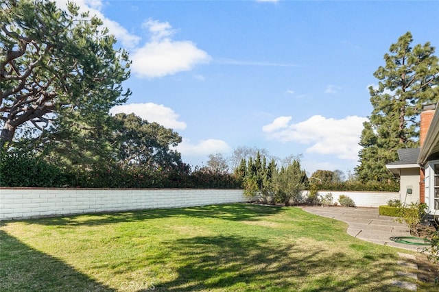 2851 Catalpa St, Newport Beach, CA 92660 - view of yard featuring a patio area and a fenced backyard