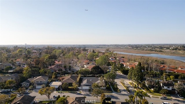 2851 Catalpa St, Newport Beach, CA 92660 - drone / aerial view with a water view and a residential view