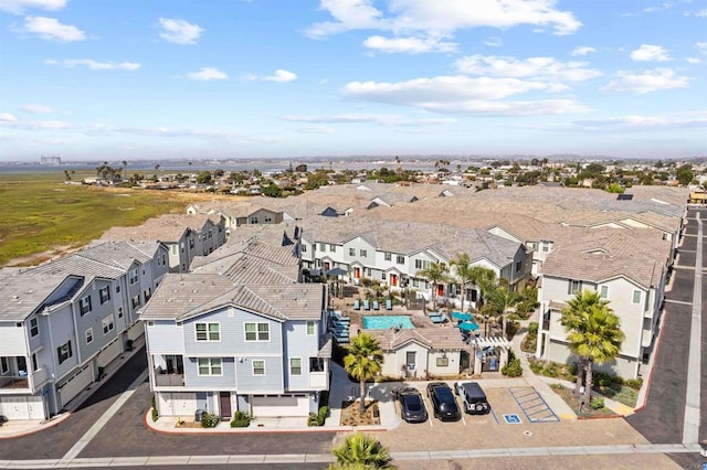 birds eye view of property featuring a residential view