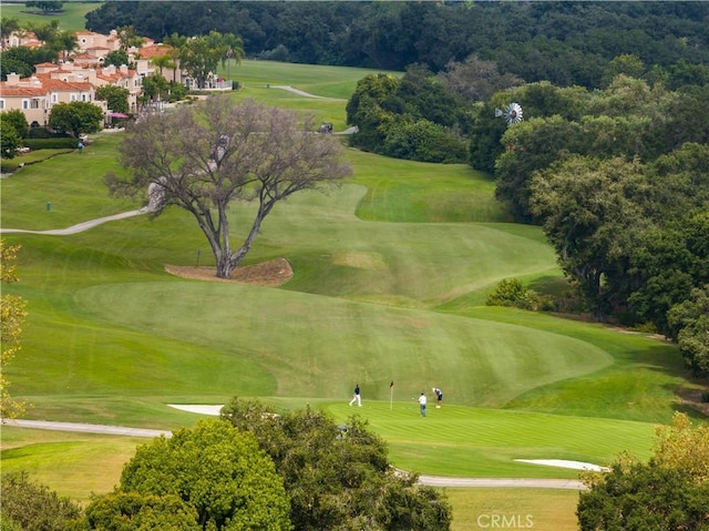 view of home's community with golf course view