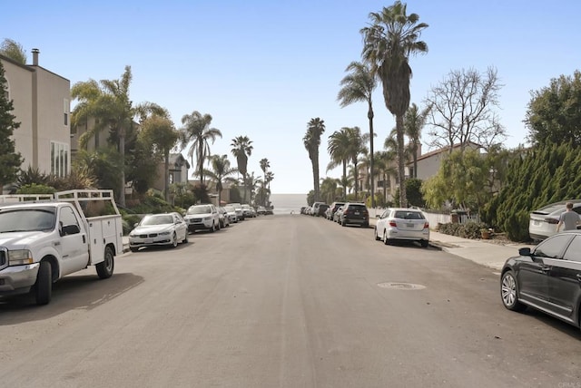 view of street featuring a residential view