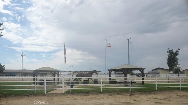 view of stable