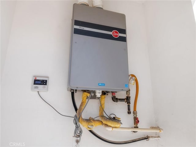 utilities with tankless water heater