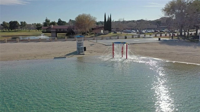 view of water feature