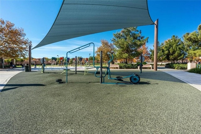 view of community playground