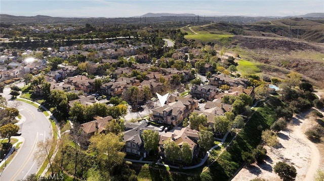 bird's eye view featuring a residential view