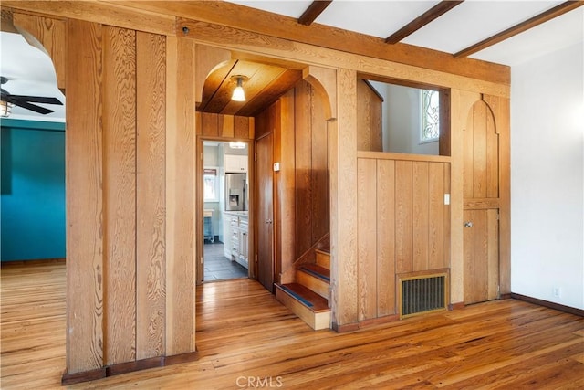2749 E 17th St, Oakland, CA 94601 - hall with wood finished floors