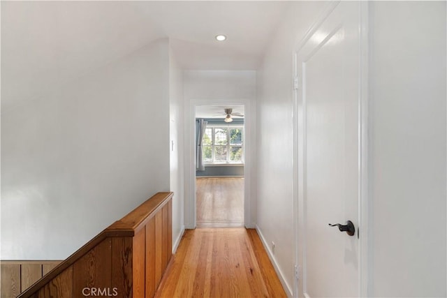 2749 E 17th St, Oakland, CA 94601 - hall featuring light wood-type flooring and recessed lighting