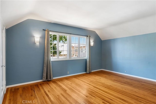 2749 E 17th St, Oakland, CA 94601 - additional living space with lofted ceiling and wood finished floors