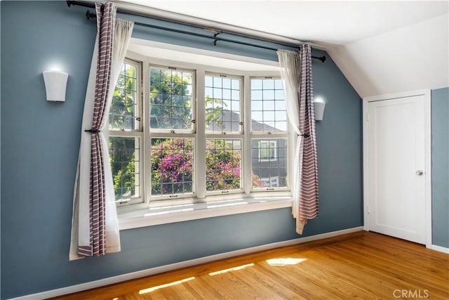 2749 E 17th St, Oakland, CA 94601 - bonus room featuring wood finished floors and lofted ceiling