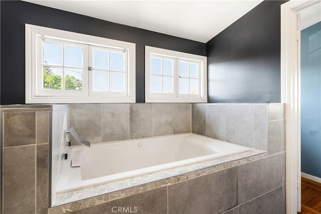 2749 E 17th St, Oakland, CA 94601 - bathroom with a garden tub and baseboards