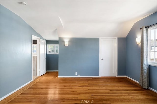 2749 E 17th St, Oakland, CA 94601 - additional living space featuring lofted ceiling and wood finished floors