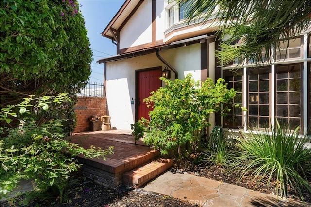 2749 E 17th St, Oakland, CA 94601 - property entrance featuring stucco siding