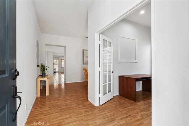 41211 Crooked Stick Dr, Temecula, CA 92591 - foyer entrance with light wood-type flooring and baseboards