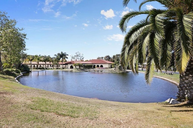 view of water feature