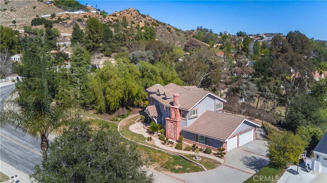 6 Bronco Ln, Bell Canyon, CA 91307 - aerial view with a mountain view