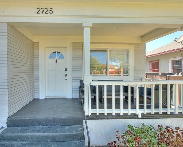 view of entrance to property