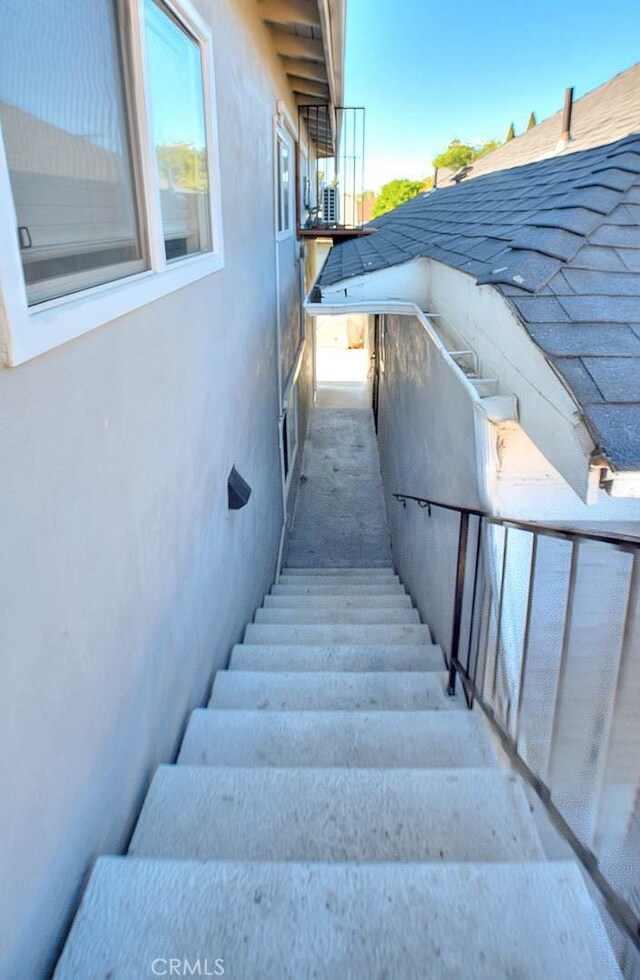 view of stairs