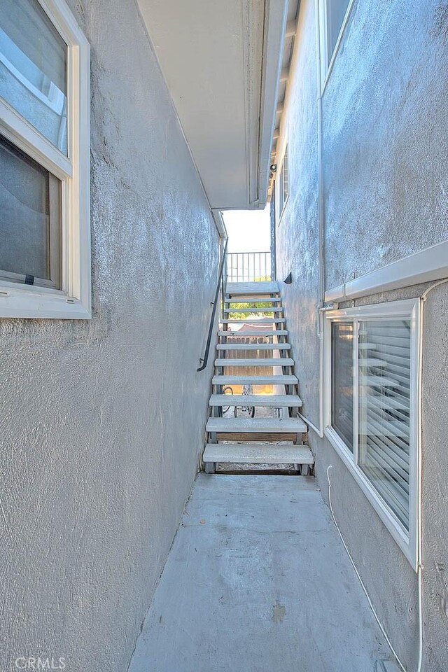 view of staircase