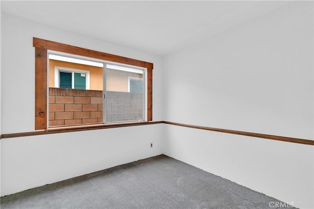 empty room featuring carpet floors