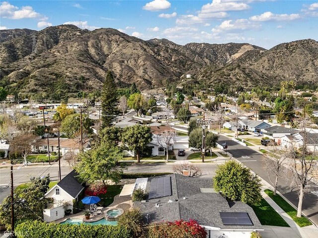 mountain view featuring a residential view