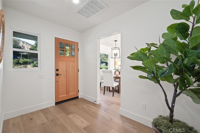 1985 Highland Oaks Dr, Arcadia, CA 91006 - foyer featuring light wood-type flooring and plenty of natural light