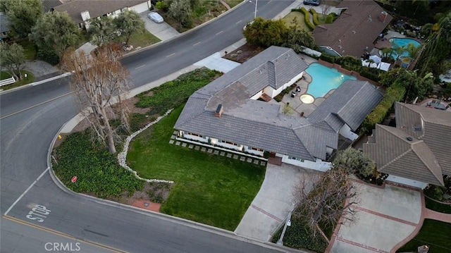 1985 Highland Oaks Dr, Arcadia, CA 91006 - aerial overview of property's location featuring a pool