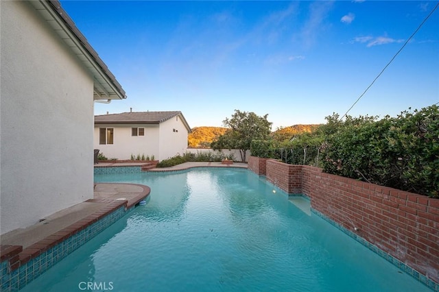 view of pool