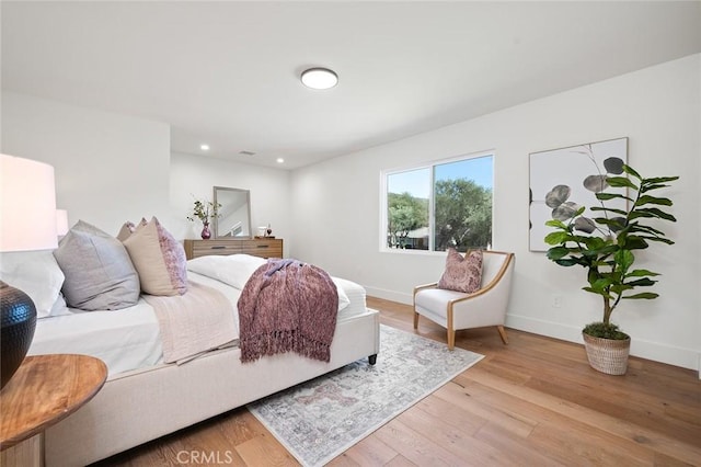 1985 Highland Oaks Dr, Arcadia, CA 91006 - bedroom featuring light wood-style flooring and recessed lighting
