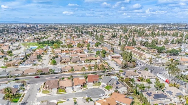 drone / aerial view featuring a residential view